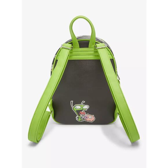 Bioworld Invader Zim & Piggy GIR Pin Collector Mini Backpack - Picture 3 of 4